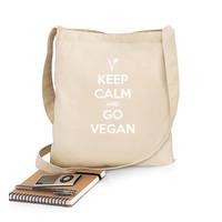 keep calm and go vegan