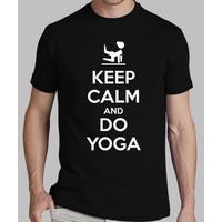 keep calm and do yoga (dark)