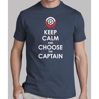 keep calm and choose the captain