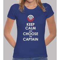 keep calm and choose the captain