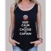 keep calm and choose the captain