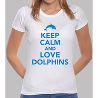 Keep calm and love dolphins