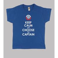 keep calm and choose the captain