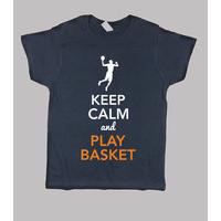 keep calm and play basketball (child)