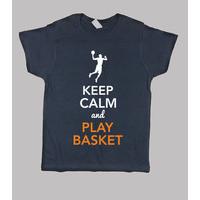 keep calm and play basketball child