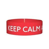 Keep Calm & Carry Rubber Wristband