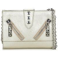 Kenzo KALIFORNIA WALLET ON CHAIN women\'s Shoulder Bag in Silver