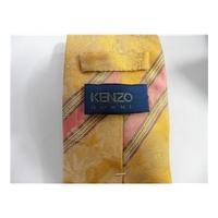 Kenzo Blush Pink and Gold Silk Tie