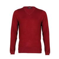 Kensington Eastside Hubert red v neck jumper