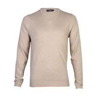 Kensington Eastside Hubert cream v neck jumper