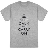 Keep Calm and Carry On (White)