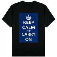 Keep Calm and Carry On (Dark Blue)