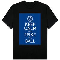keep calm and spike the ball volleyball