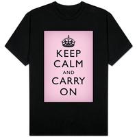 keep calm and carry on light pink