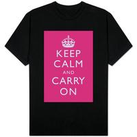 Keep Calm and Carry On (Bright Pink)