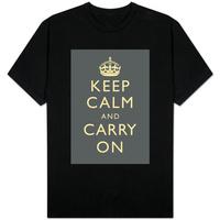 Keep Calm and Carry On (Grey)