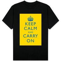 keep calm and carry on bright yellow