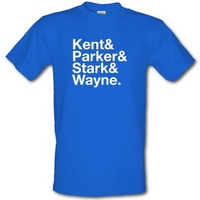 Kent Parker Stark Wayne male t-shirt.