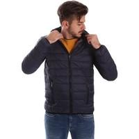 key up kjb80001 1292 down jacket man mens coat in blue