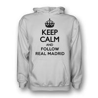 Keep Calm And Follow Valencia Hoody (white)