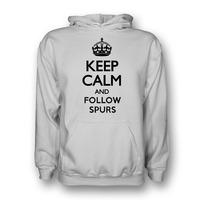 Keep Calm And Follow Tottenham Hoody (white)