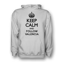 keep calm and follow real madrid hoody white