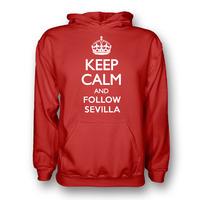 keep calm and follow sevilla hoody red