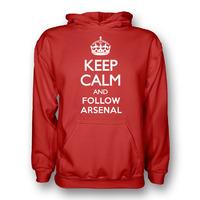 Keep Calm And Follow Arsenal Hoody (red)