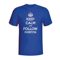 Keep Calm And Follow Everton T-shirt (blue)