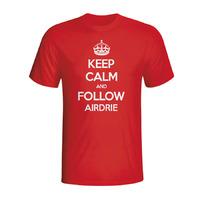 Keep Calm And Follow Airdrie T-shirt (red)