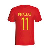 kevin mirallas belgium hero t shirt red kids