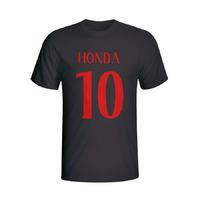 keisuke honda ac milan hero t shirt black kids