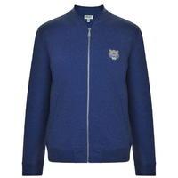 kenzo zipped tiger crest sweatshirt