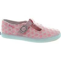 keds t strappy girlss childrens shoes pumps ballerinas in pink