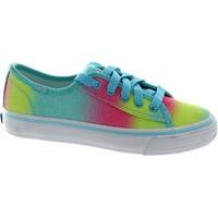 keds double up turq girlss childrens shoes trainers in multicolour