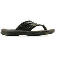 keys 3798 flip flops man black mens sandals in black