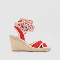 KERINE Open Toe Wedge Heel Sandals