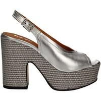 keys 5261 high heeled sandals women silver womens sandals in silver