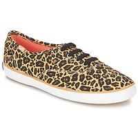 Keds CHAMPION LEOPARD women\'s Shoes (Trainers) in brown