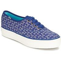 Keds TRIPLE BOTANICAL women\'s Shoes (Trainers) in blue