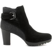 Keys 1144 Ankle boots Women Black women\'s Mid Boots in black