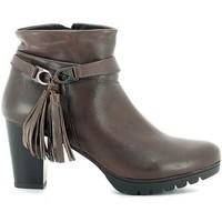 keys 1145 ankle boots women brown womens mid boots in brown