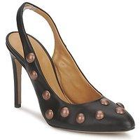 keyt candy still womens court shoes in black