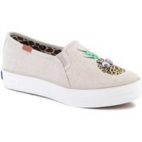 keds triple deck eyes womens shoes trainers in beige