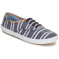 Keds CHAMPION WASHED BEACH STRIPE women\'s Shoes (Trainers) in blue