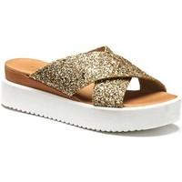 keys 5371 sandals women womens mules casual shoes in gold