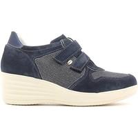 keys 5227 scarpa velcro women blue womens shoes trainers in blue