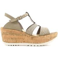 keys 5457 high heeled sandals women taupe womens sandals in grey