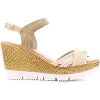 keys 5474 wedge sandals women beige womens sandals in beige