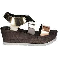 keys 5307 wedge sandals women multi womens sandals in multicolour